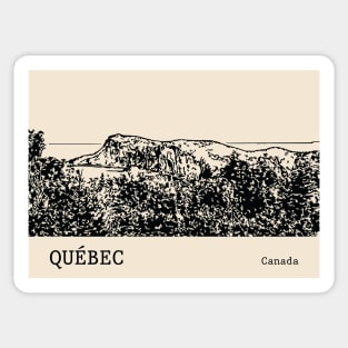 Quebec Canada Sticker